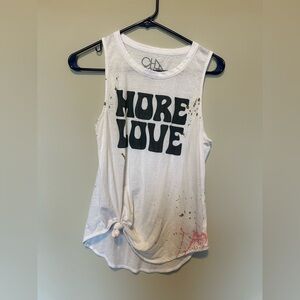 More Love Tank Top by Chaser - Size Medium
